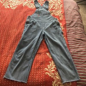 Dickie stripe overalls